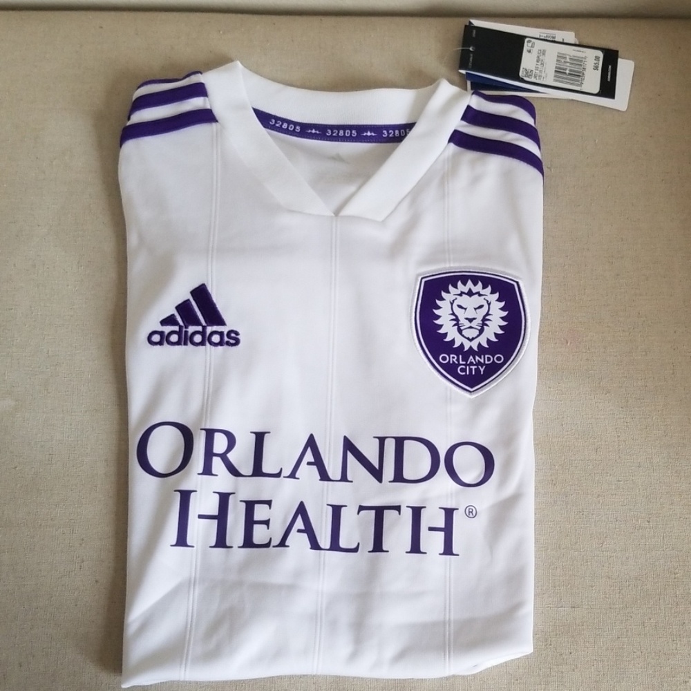 ⚽️ Adidas Orlando City  Kids Football Jersey L - Picture 5 of 8